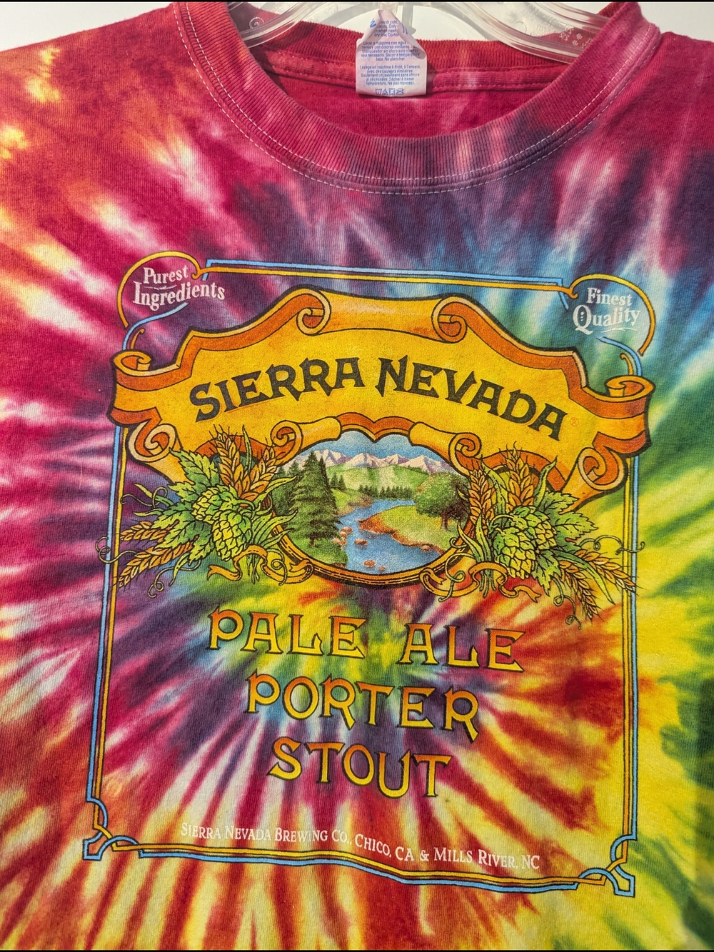 Sierra Nevada Tie-Dye Logo Tee - Multi
